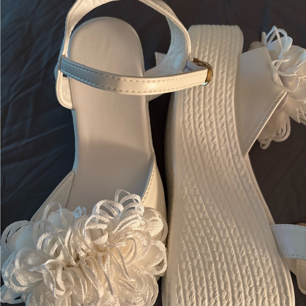 Elegant White Women's Sandals